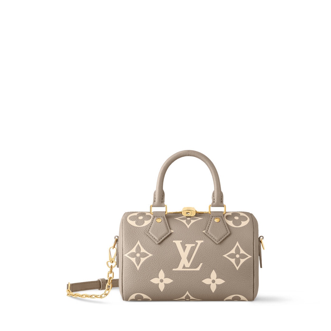 Speedy Bandoulière 20 Bicolour Monogram Empreinte Leather